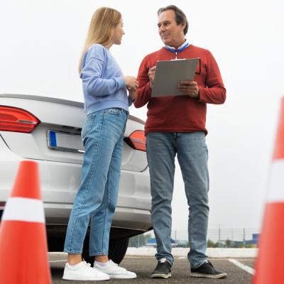 Person Taking Driver S License Exam 5